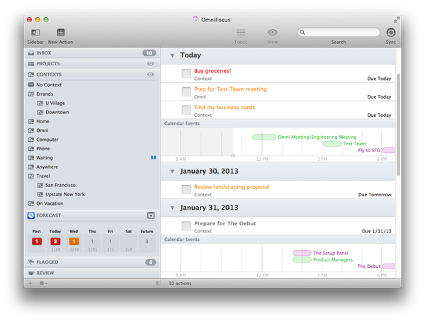 OmniFocus 2